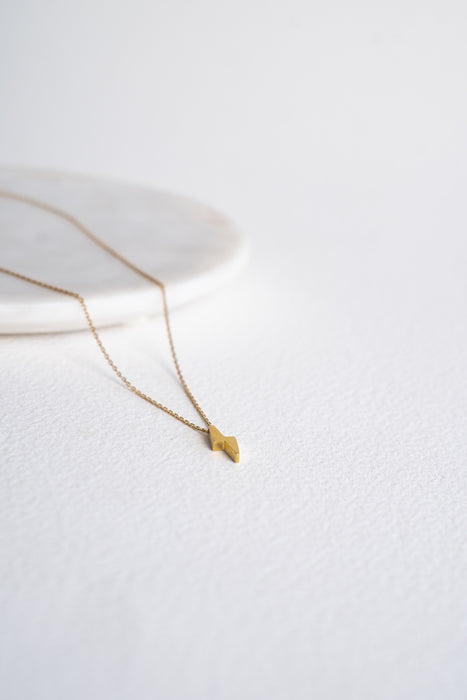 Rayo - Cadena con rayo oro amarillo 18K