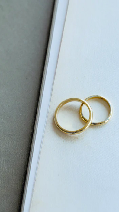 Argolla de matrimonio inglesa tradicional oro amarillo 18k 3.0 mm en oro amarillo 18K