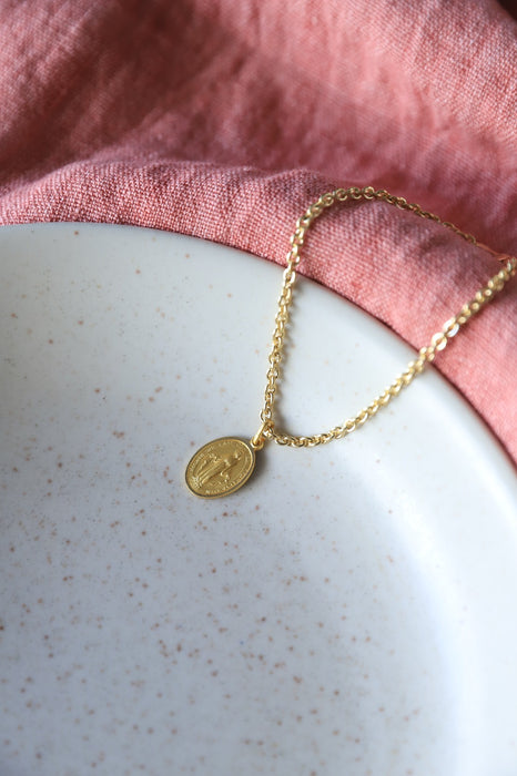Sagrada - Pulsera Virgen de los rayos oro amarillo 18K - 14 mm