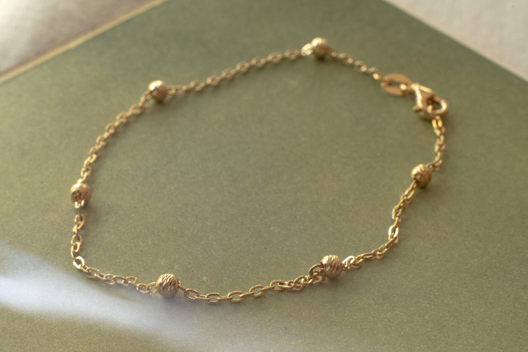 Pulsera Amalia en oro amarillo 18K